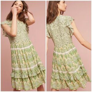 Anthropologie Varun Bahl Lanai Beaded Dress